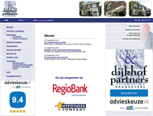Tablet Screenshot of dijkhof.nl